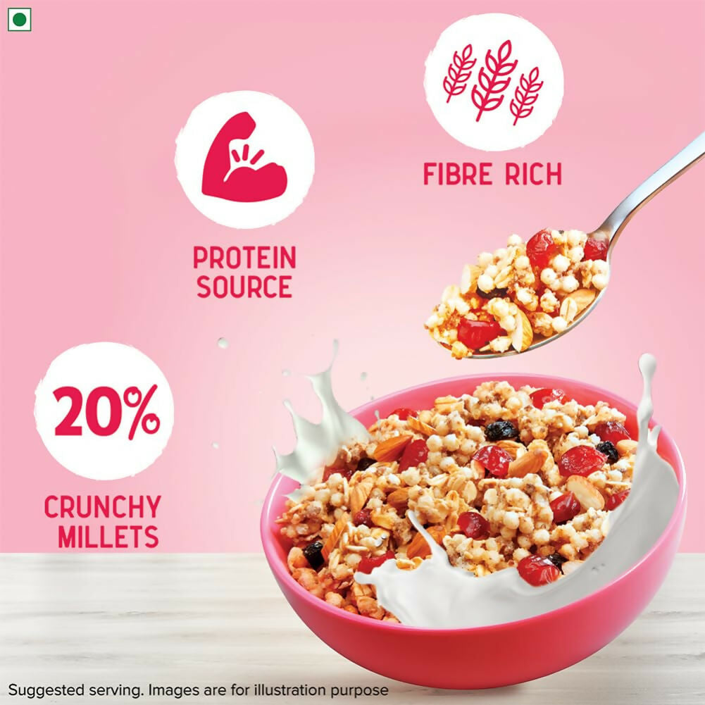 Tata Soulfull Millet Granola (Almonds & Cranberries) - Swadesiicart