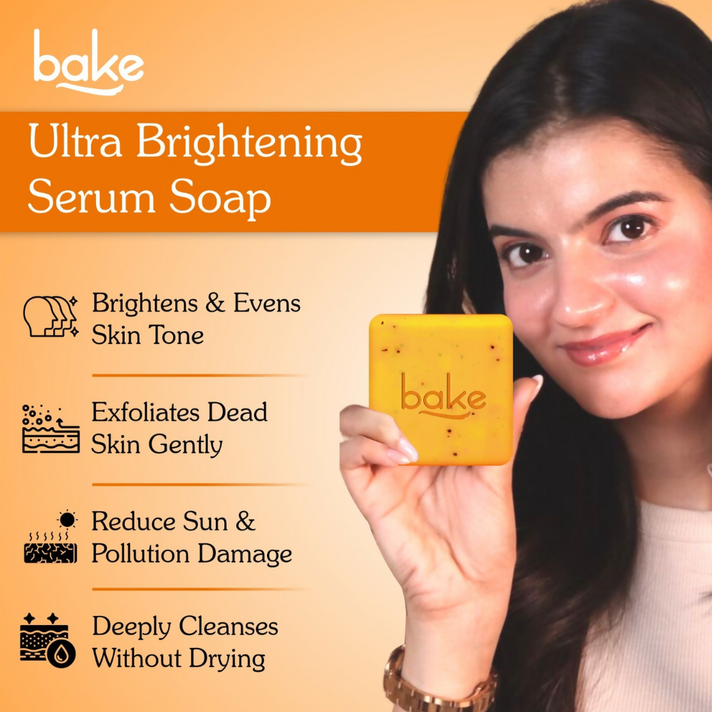 Bake 10% Vitamin C Ultra Brightening Serum Soap | Swadesiicart