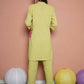 Women Republic Green Cotton Kurta Set With Embroidered Pockets | Swadesiicart