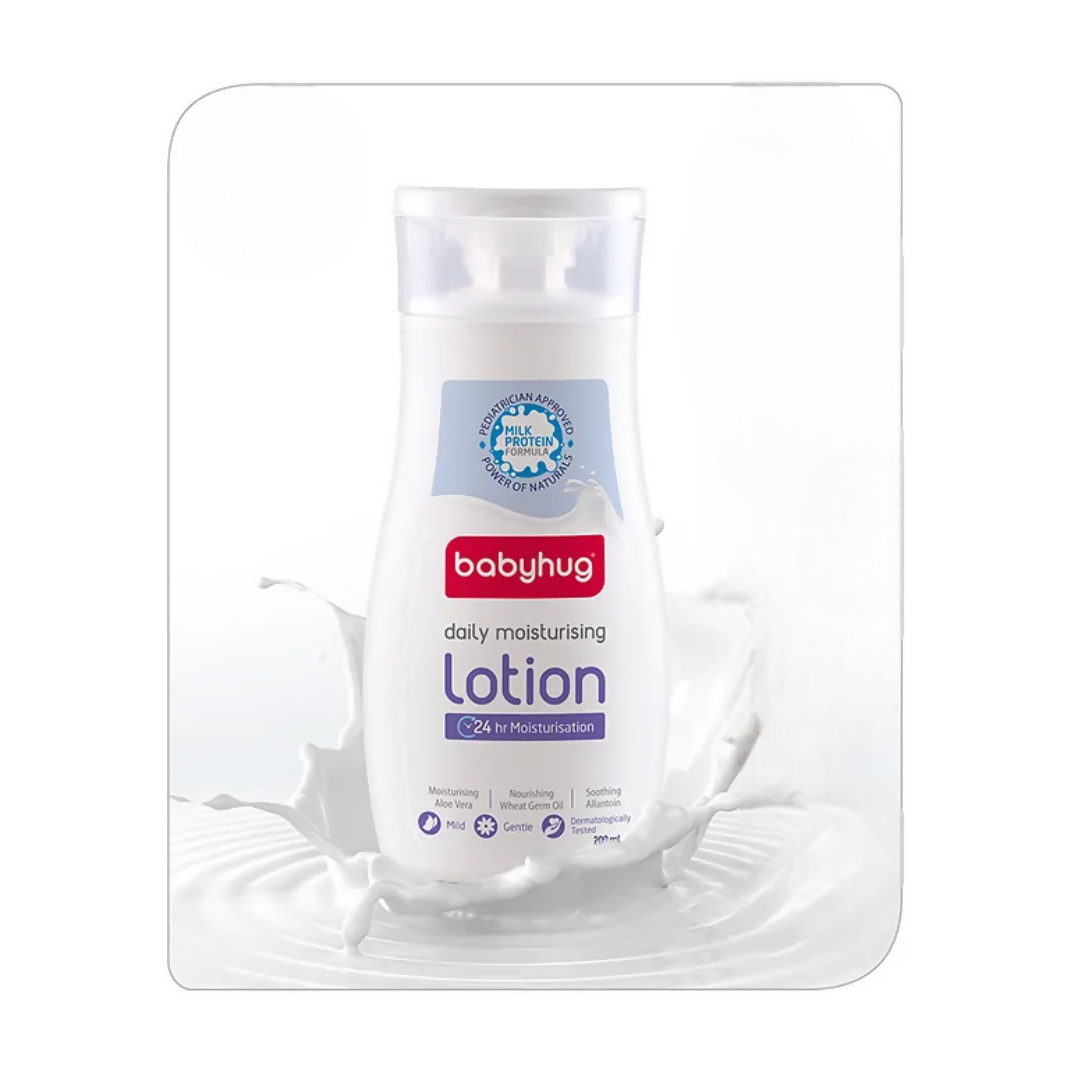 Babyhug Milk Protein Formula Daily Moisturising Milky Lotion - Swadesiicart