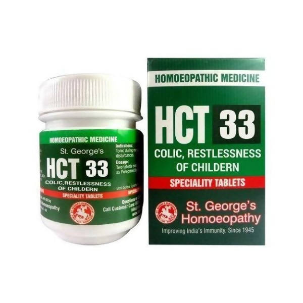 St. George's Homeopathy HCT 33 Tablets | Swadesiicart