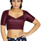 Aastha Fashion Women's Wine Art Silk Designer Traditional Readymade Blouse