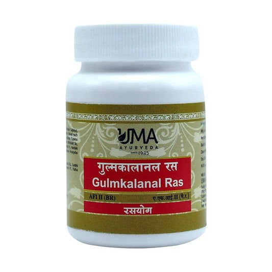 Uma Ayurveda Gulmkalanal Ras Tablets - Uma Ayurveda