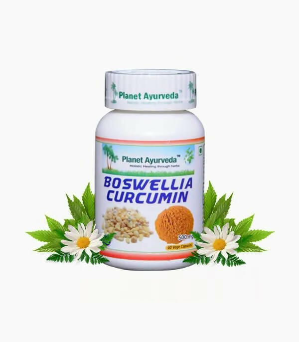 Planet Ayurveda Boswellia Curcumin Capsules - Planet Ayurveda