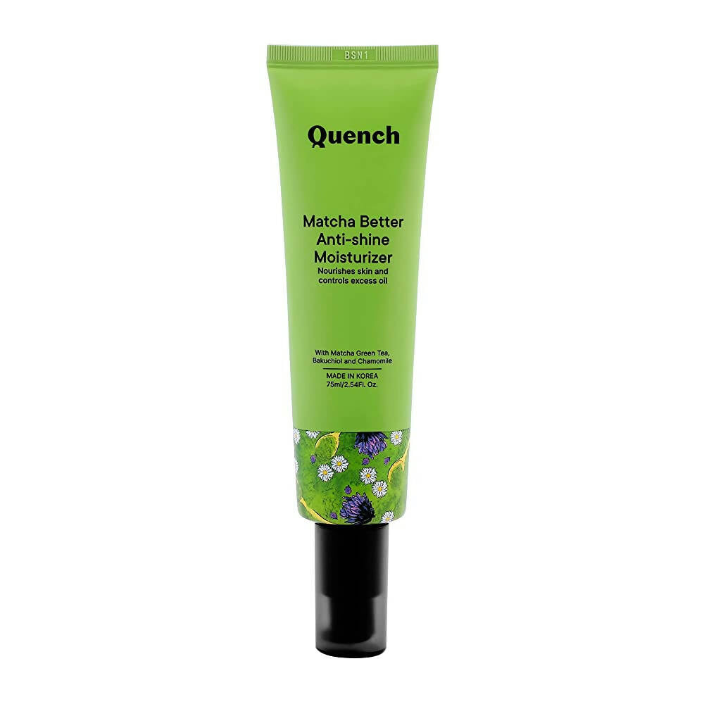 Quench Botanics Matcha Better Anti-Shine Moisturizer - Korean Skincare | Swadesiicart