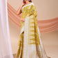 Shree Shyam Fashion Varnika Mustard Linen Cotton Saree