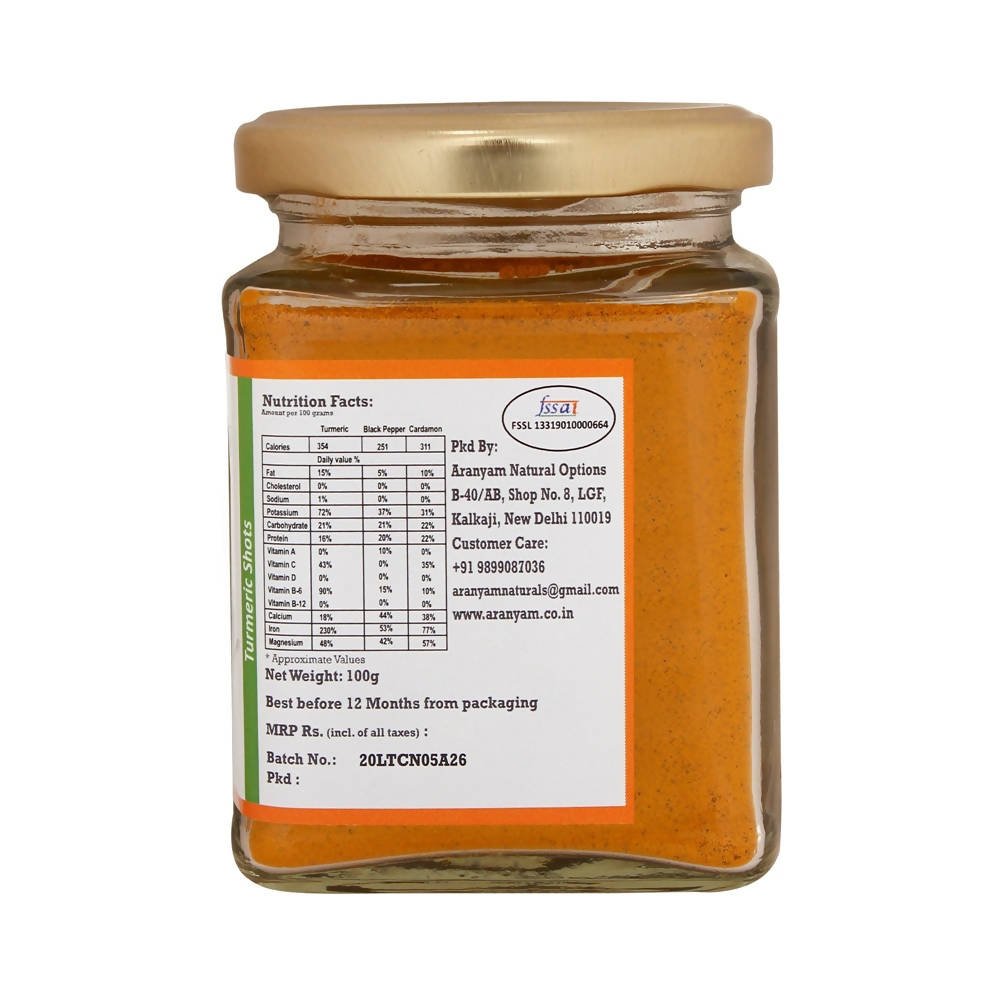 Aranyam Lakadong Turmeric Black Pepper & Cardamon - Swadesiicart