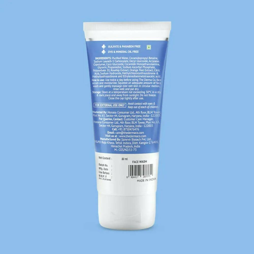 The Derma Co 2% Vitamin C Gel Daily Face Wash - Swadesiicart
