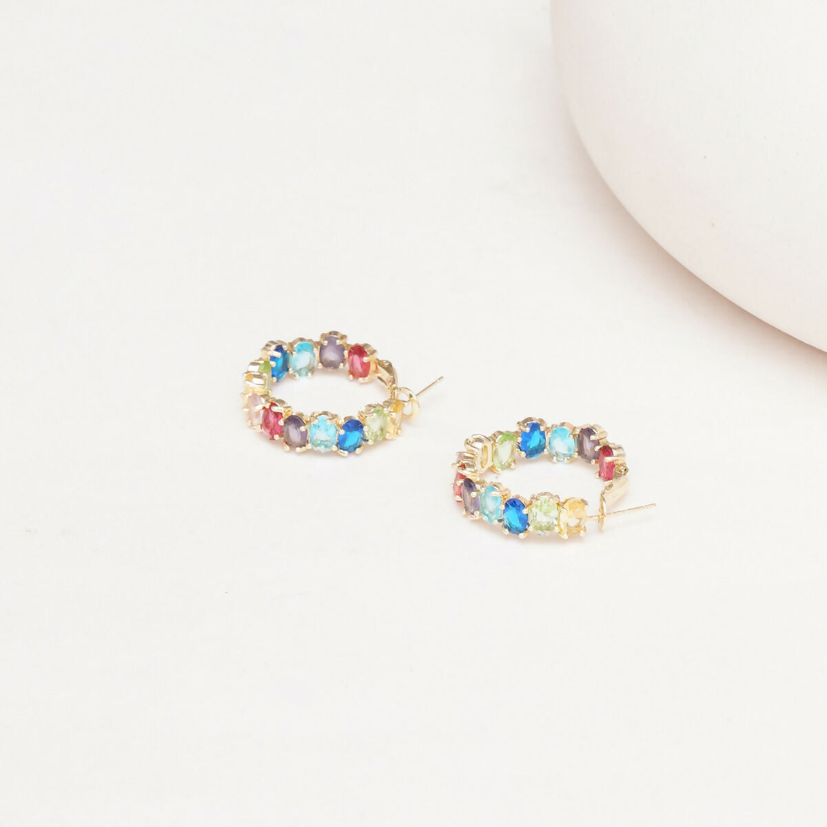 Multi Loops Gold Plated- Ruby Raang | Swadesiicart