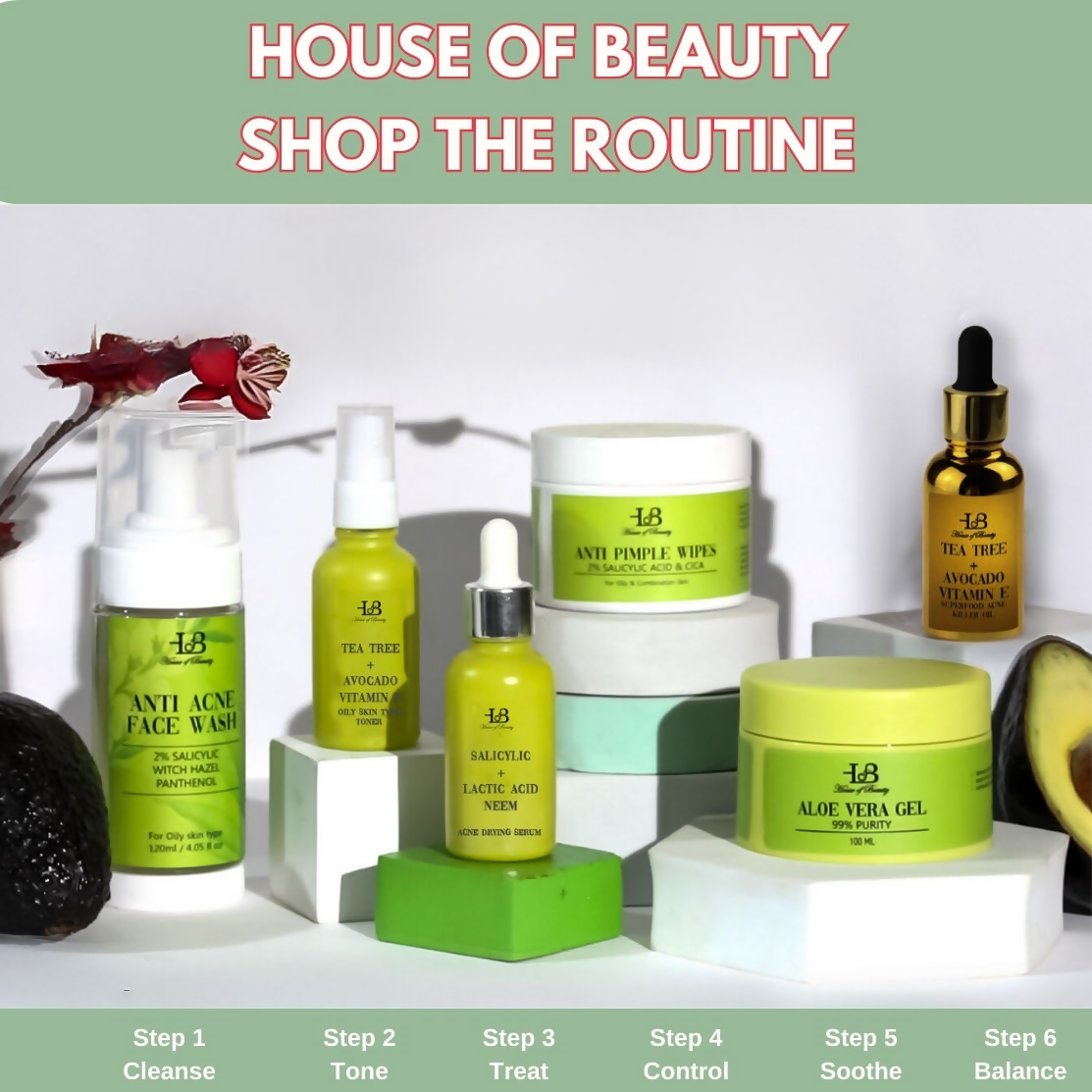 House of Beauty Anti Pimple Wipes - Swadesiicart