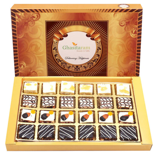 Ghasitaram Assorted Chocolate Dryfruit Delight Sweets | Swadesiicart