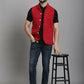 Even Apparels Nehru Jacket With Welt Pockets - Red | Swadesiicart