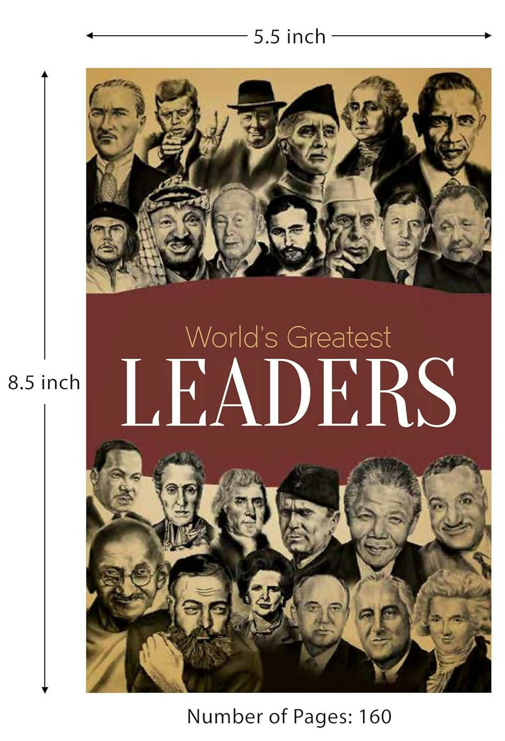 World's Greatest Leaders: Biographies of Inspirational Personalities For Kids by Wonder House Books - Swadesiicart