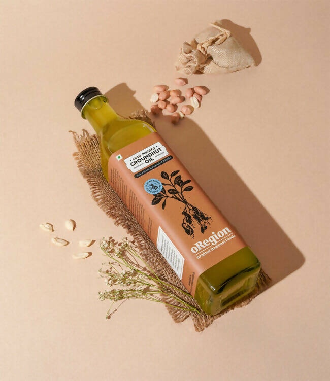oRegion Cold Pressed Groundnut Oil - Swadesiicart