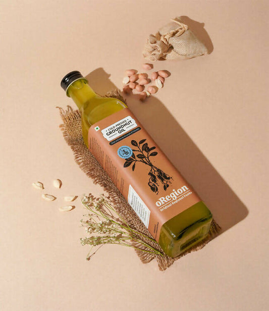 oRegion Cold Pressed Groundnut Oil - Swadesiicart