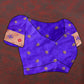 Lorenvalley Fashion Blue Soft Paithani Silk Woven Design Copper Zari Meenakari Weaving Saree - Swadesiicart