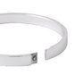 NVR Men's Silver Metal Interlock Kada Bracelet - Swadesiicart