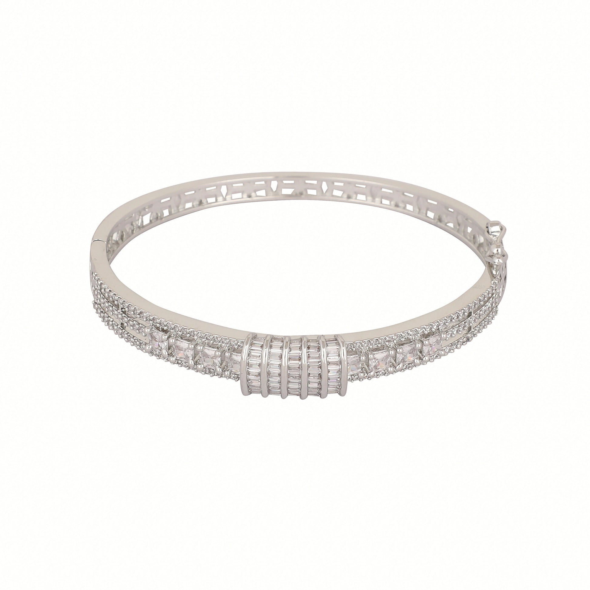 Nuyug Diamond Radiance Anti Tarnish Bangle | Swadesiicart