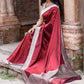 Joban Fashion Maroon Red Colour Banarasi Katan Pure Handloom Banarasi Silk Saree | Swadesiicart