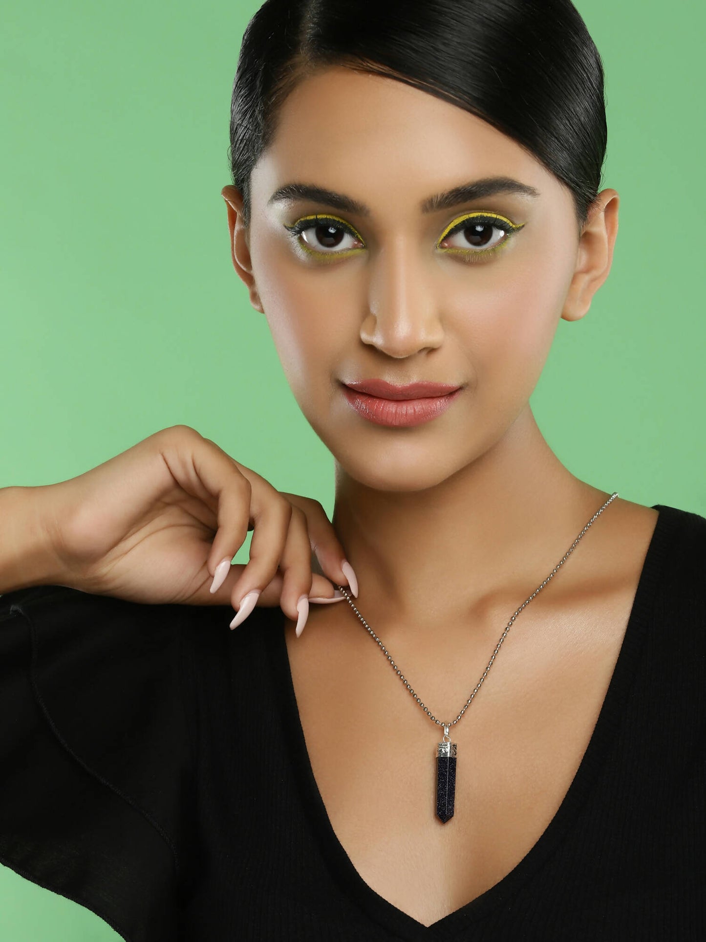 Women's Silver-Plated Chain - Ruby Raang | Swadesiicart