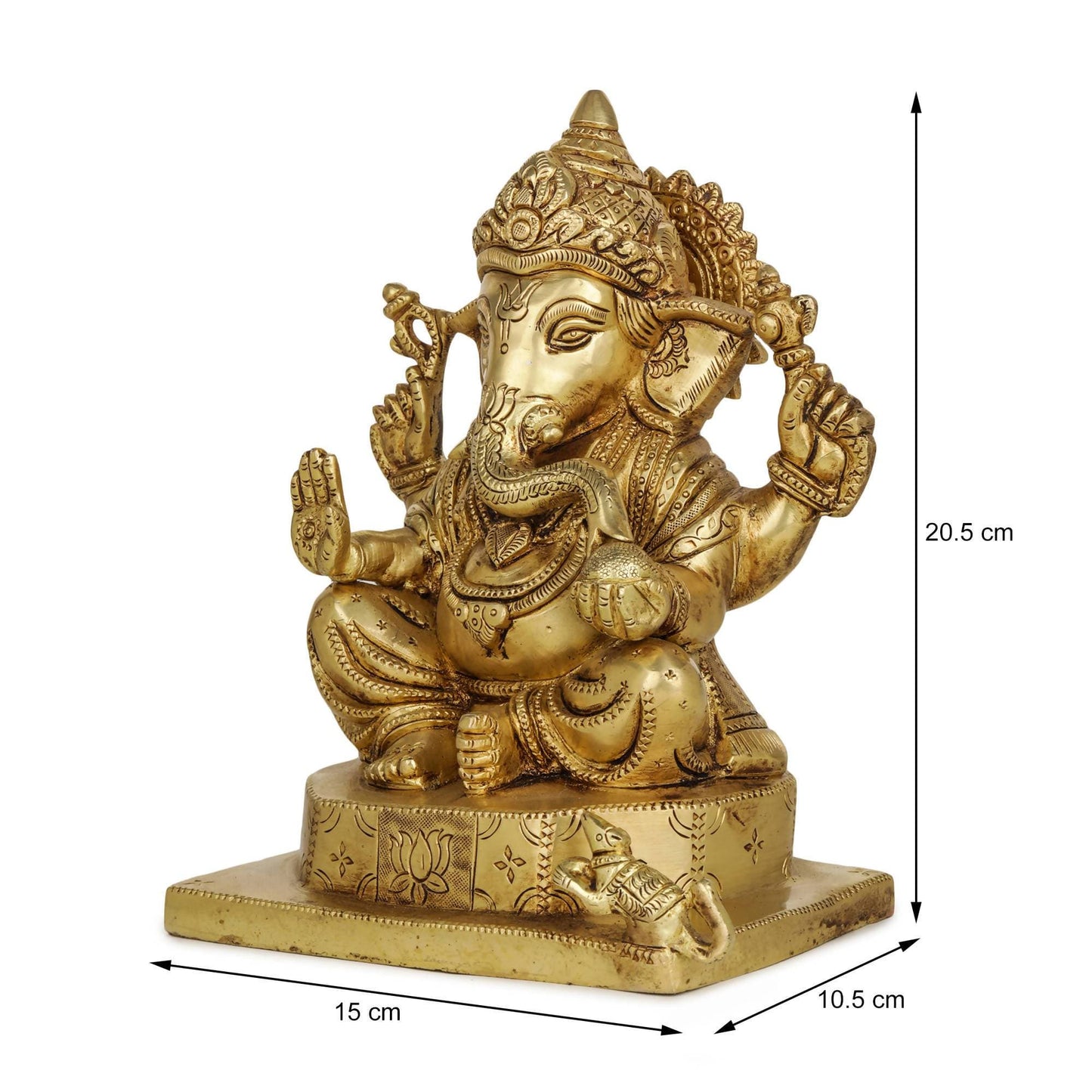 Devlok Gajanand Idol - Swadesiicart