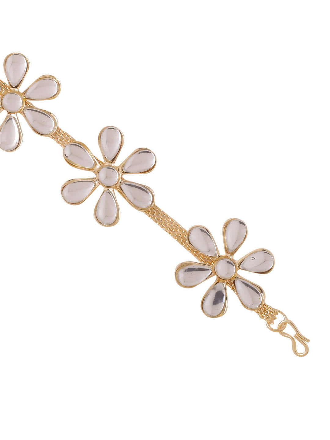 NVR Women's Gold-Polished Traditional Trending Matha Patti | Swadesiicart