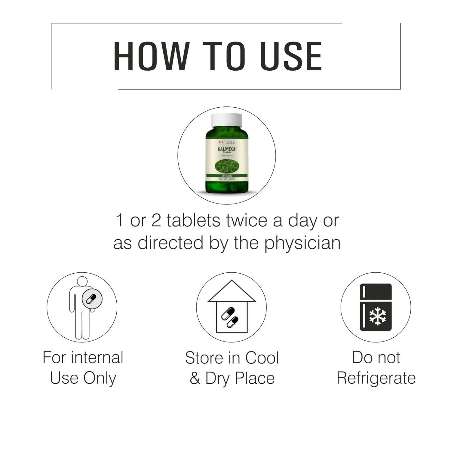 Bio Resurge Life Kalmegh Tablets - Swadesiicart