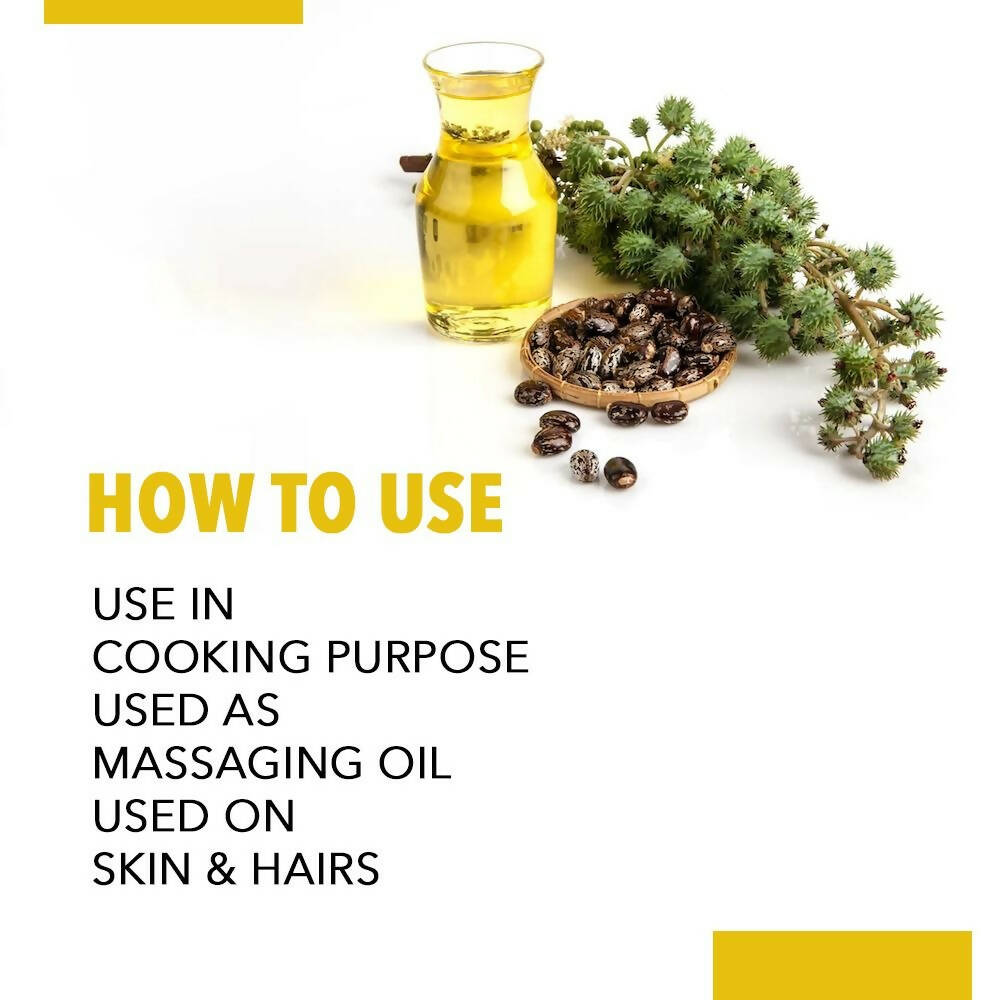 Nutriorg Organic Castor Oil - Swadesiicart