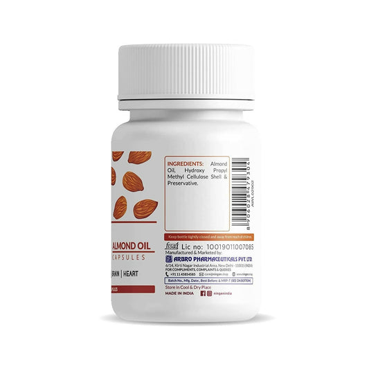 Ningen Almond Oil Capsules - Swadesiicart