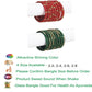 Afast Bridal Wedding & Party Fashionable Colorful Glass Bangle/Kada Set, Pack Of 16 - Red, Green - Swadesiicart