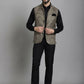 Even Apparels Nehru Jacket With Welt Pockets - Beige | Swadesiicart