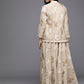 Ahalyaa Women's Traditional Wear Co-ods - Tan - Swadesiicart