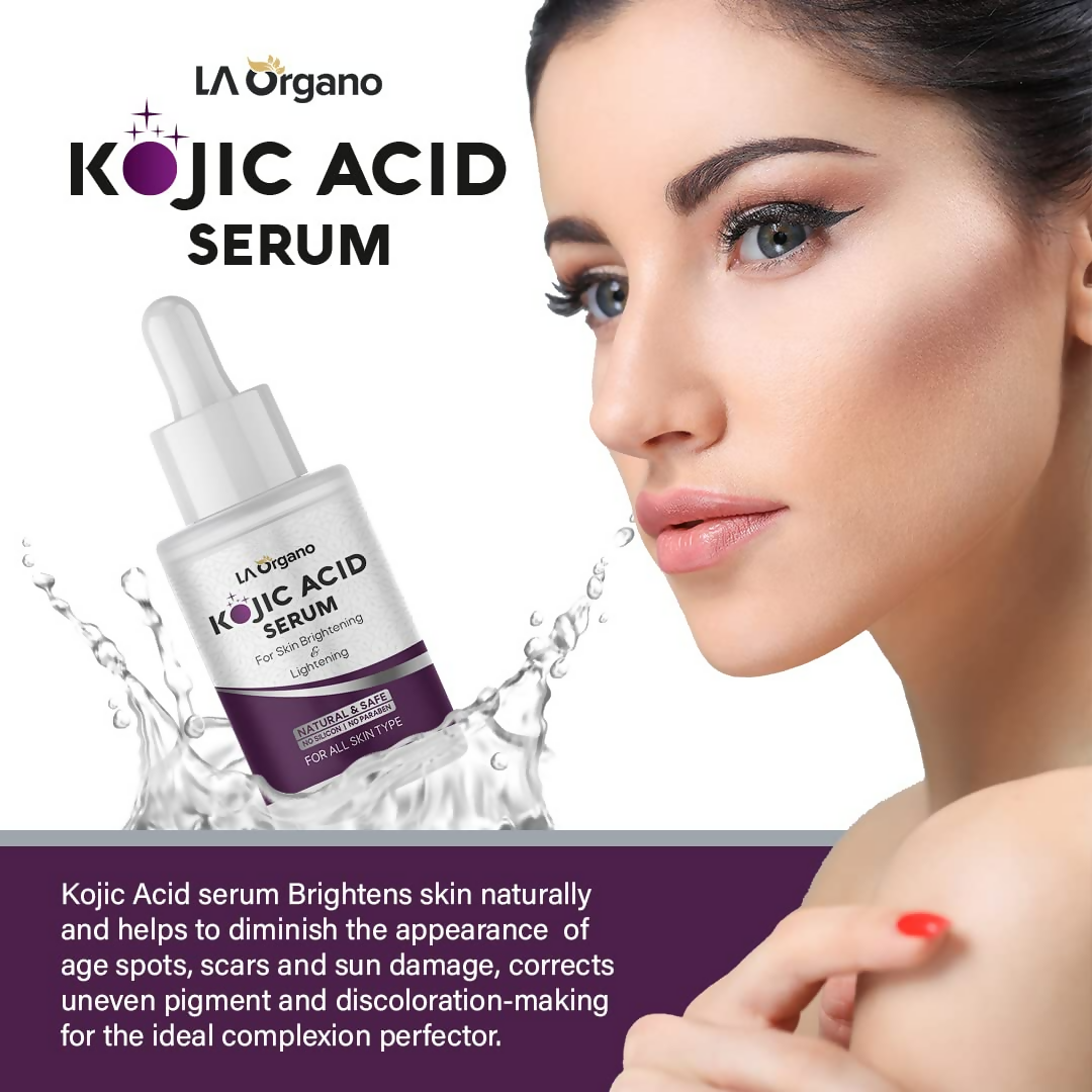 LA Organo 2.5% Kojic Acid Face Serum | Swadesiicart