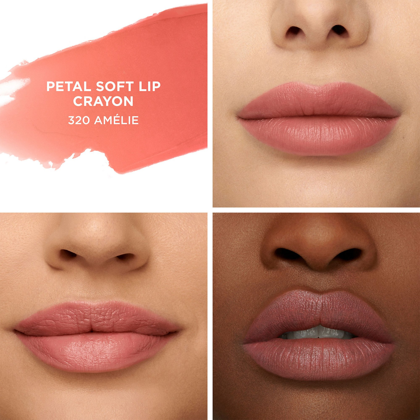 Laura Mercier Petal Soft Lip Color - 320 Amelie - Swadesiicart