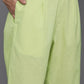 Ahalyaa Women's Traditional wear Kurta Set - Green | Swadesiicart