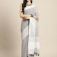 Shree Shyam Fashion Linen Grey Saree