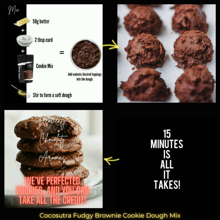 Cocosutra Cookie Dough Mix - Swadesiicart