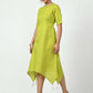 Myshka Women's Green A-Line Solid Kurta - Swadesiicart