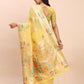 Shree Shyam Fashion Linen Cotton Yellow Saree