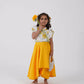 LH Luxury Fashion Ana Puff Sleeve Top & High Low Flared Skirt - Stylish Girls Co-ord Set - Swadesiicart