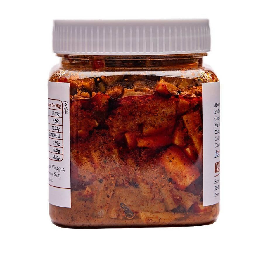 Ainmane Bamboo Shoots & Green Pepper Pickle - Swadesiicart