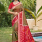 Shree Shyam Fashion Mehndi Pochampally Silk Saree
