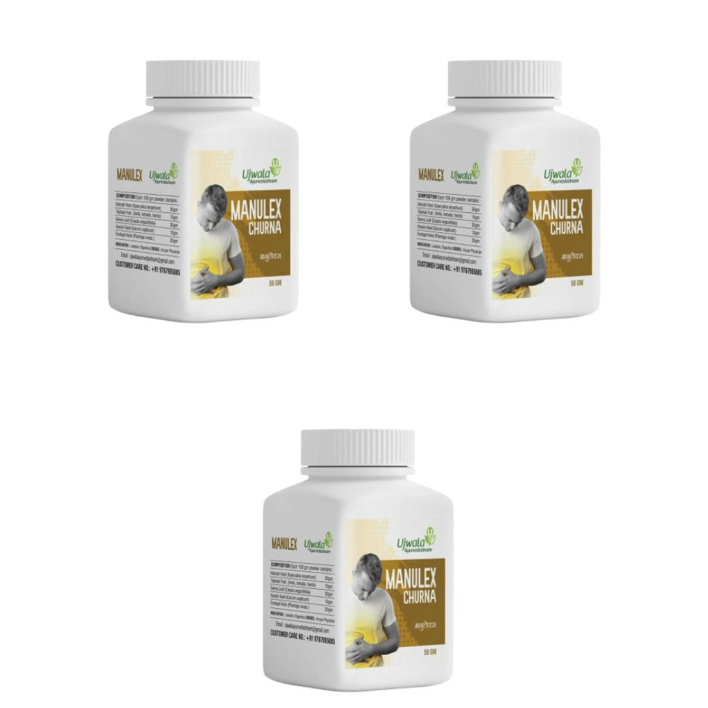 Ujwala Ayurvedashram Manulex Churna | Swadesiicart