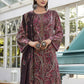 Jyoti Fashion Women's Wine Velvet Digital Print with Resham Thread work Kurta with Trouser & Dupatta | Swadesiicart