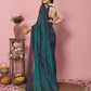 Attractive These Party Wear Ready To Wear Saree - Blue | Swadesiicart