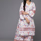 Ahalyaa Women's Traditional wear Kurta Set - Lavender | Swadesiicart