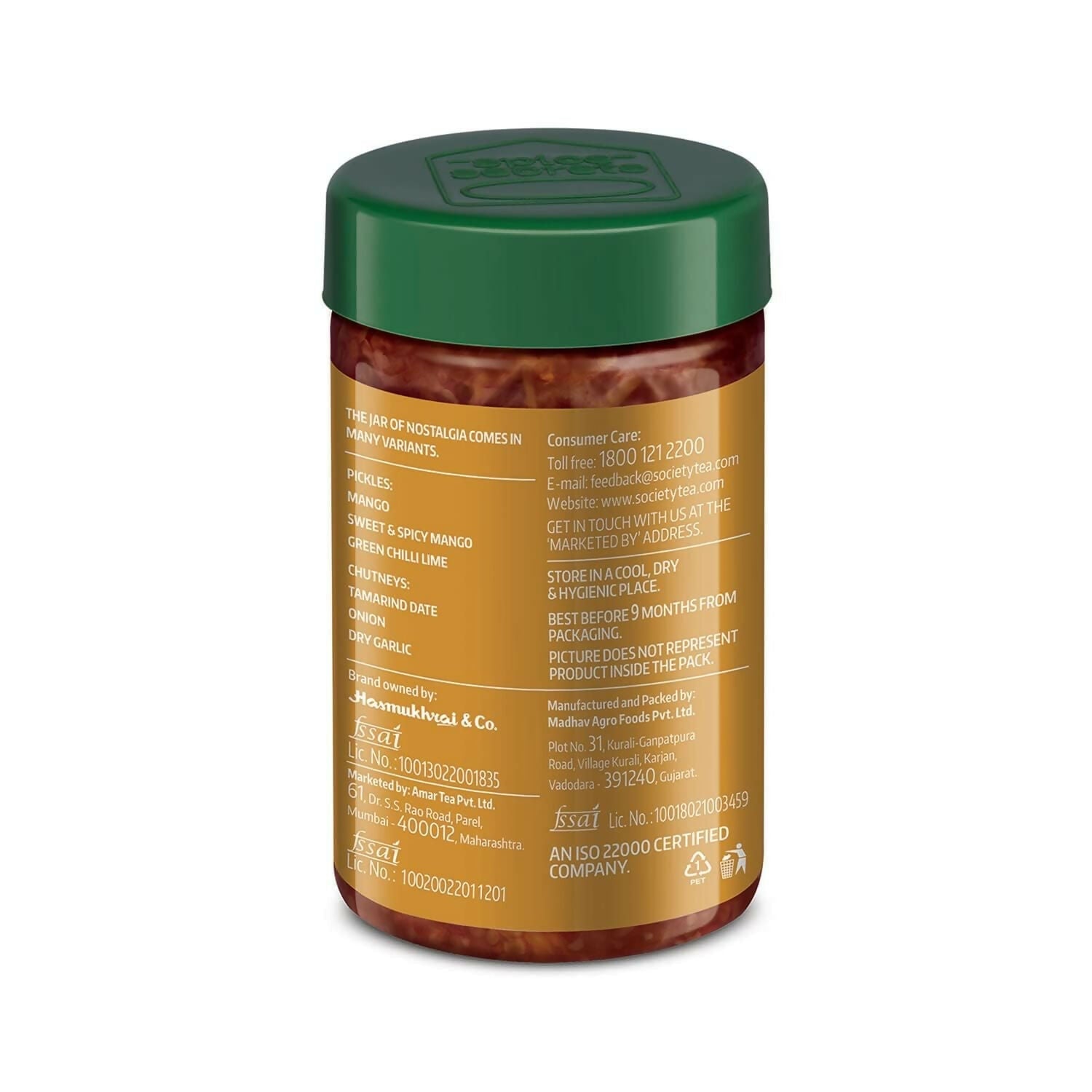 Society Sweet & Spicy Mango Pickle Jar | Swadesiicart