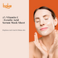 Bake 2% Vitamin C + Ferulic Acid Serum Sheet Mask | Swadesiicart