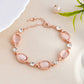 VOJ Stainless Steel Pearl Gold-Polished Bracelet - Swadesiicart