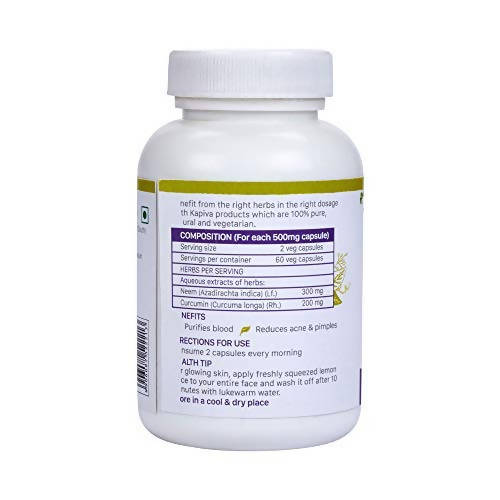 Kapiva Ayurveda Neem + Skinglow Capsules | Swadesiicart